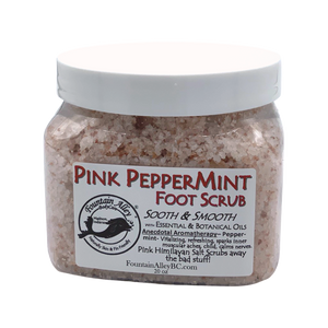 Pink Peppermint Foot Scrub