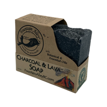 Load image into Gallery viewer, Charcoal & Lava Rocks Soap