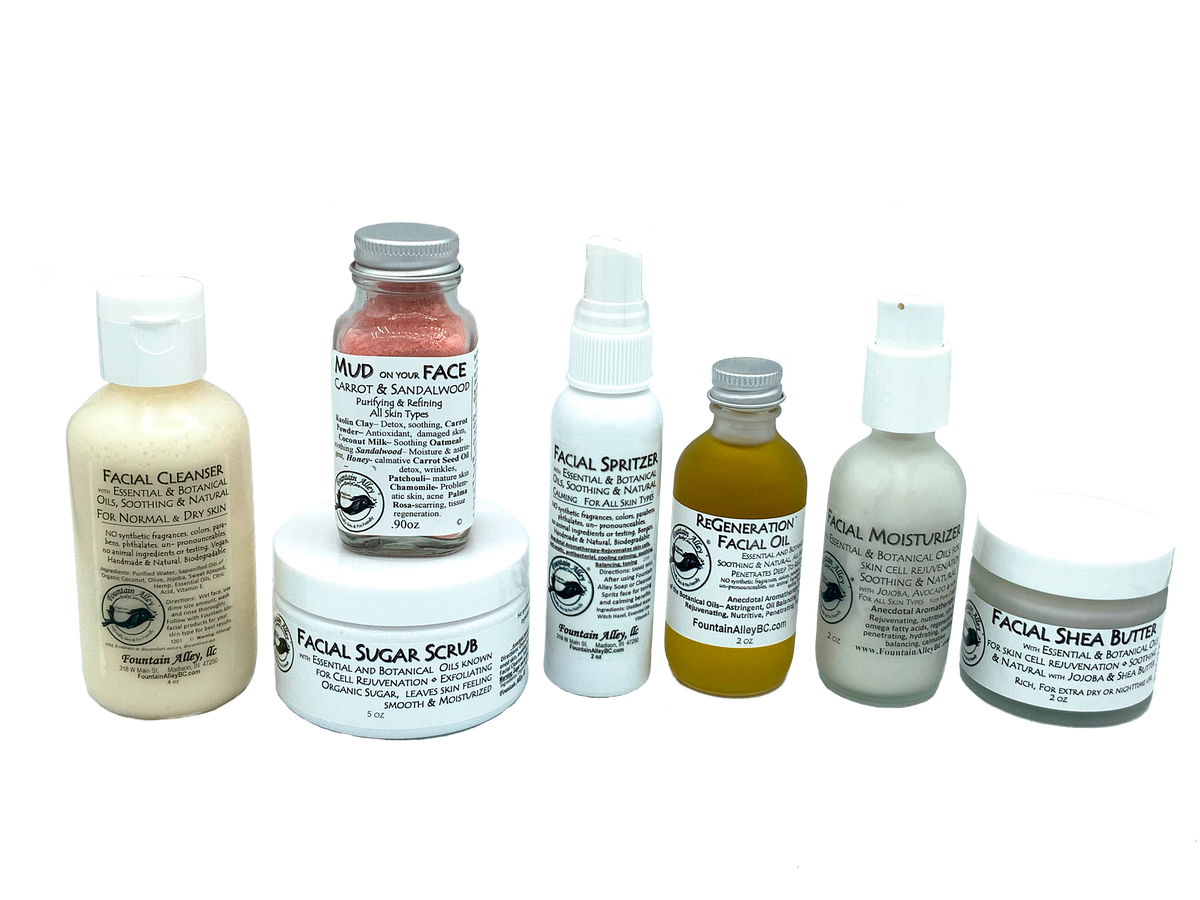 Full Facial Kit Bundle – Fountain Alley BodyCare