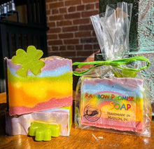 Load image into Gallery viewer, Rainbow Promise Soap with Shamrock