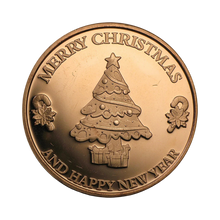 Load image into Gallery viewer, .999 Copper Christmas Medallion $5