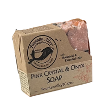 Load image into Gallery viewer, Pink Crystal &amp; Onyx Soap