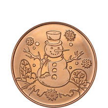 Load image into Gallery viewer, .999 Copper Christmas Medallion $5