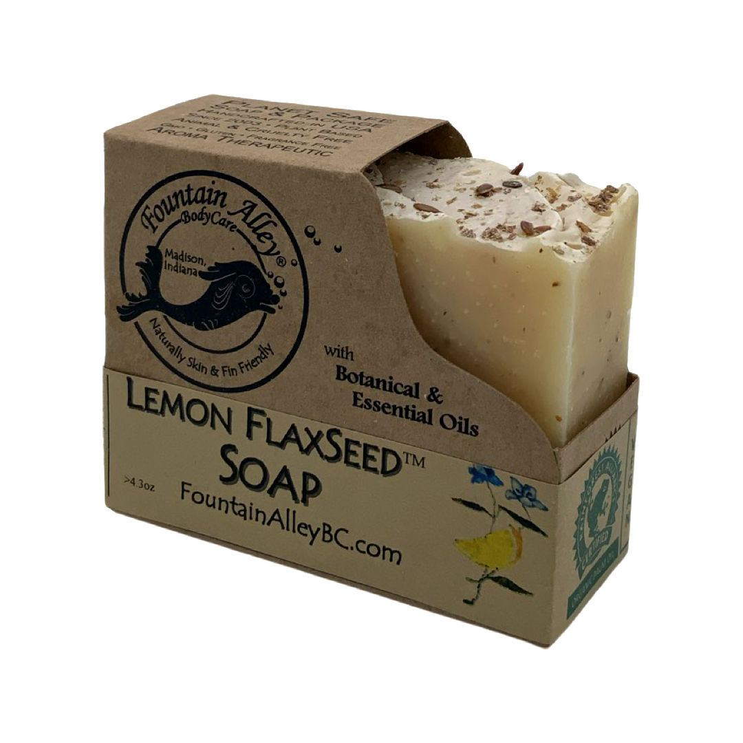 Lemon FlaxSeed Soap