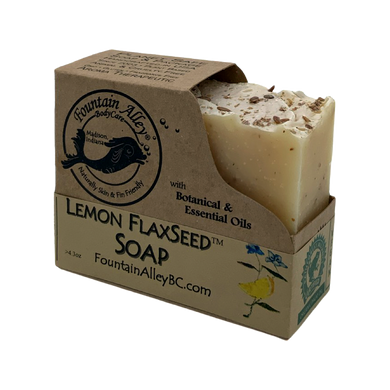 Lemon FlaxSeed Soap